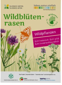 Blumensamen * Tausende Gärten – Tausende Arten Wildblumenrasen gebietsheimisch