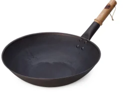 Wokpfannen|Pfannen * Netherton Foundry Shropshire Wok brüniert