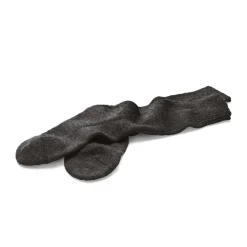 Strümpfe & Socken|Socken * Hirsch Natur Wollsocke mit Walkfilzsohle Anthrazit