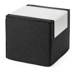 Tische|Sitzmöbel * Softline Würfelhocker Kubus Anthrazit