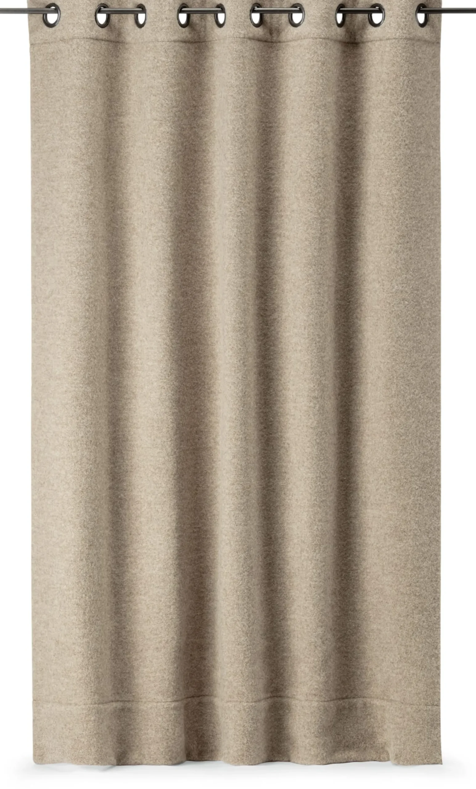 Vorhänge & Gardinen * Gebrüder Mehler Wärmeschutzvorhang Wollfries Beige