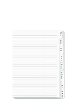 Zeitplaner & Kalender|Notizbücher * X47 Adressbuch