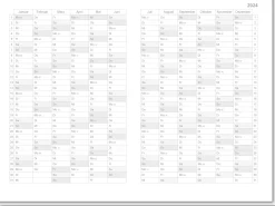 Zeitplaner & Kalender * X47 Monatskalender 2026
