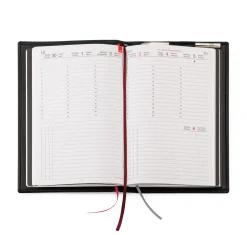 Zeitplaner & Kalender|Notizbücher * X47 Organisationssystem A5 schlank Schwarz
