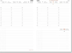 Zeitplaner & Kalender * X47 Wochenkalender 2026