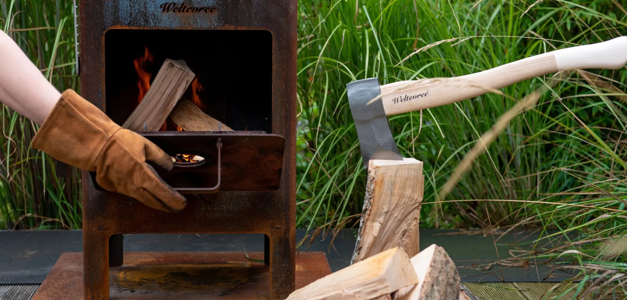 Gartenküche & Grills * Weltevree Zubehör zu Stahlherd Outdooroven