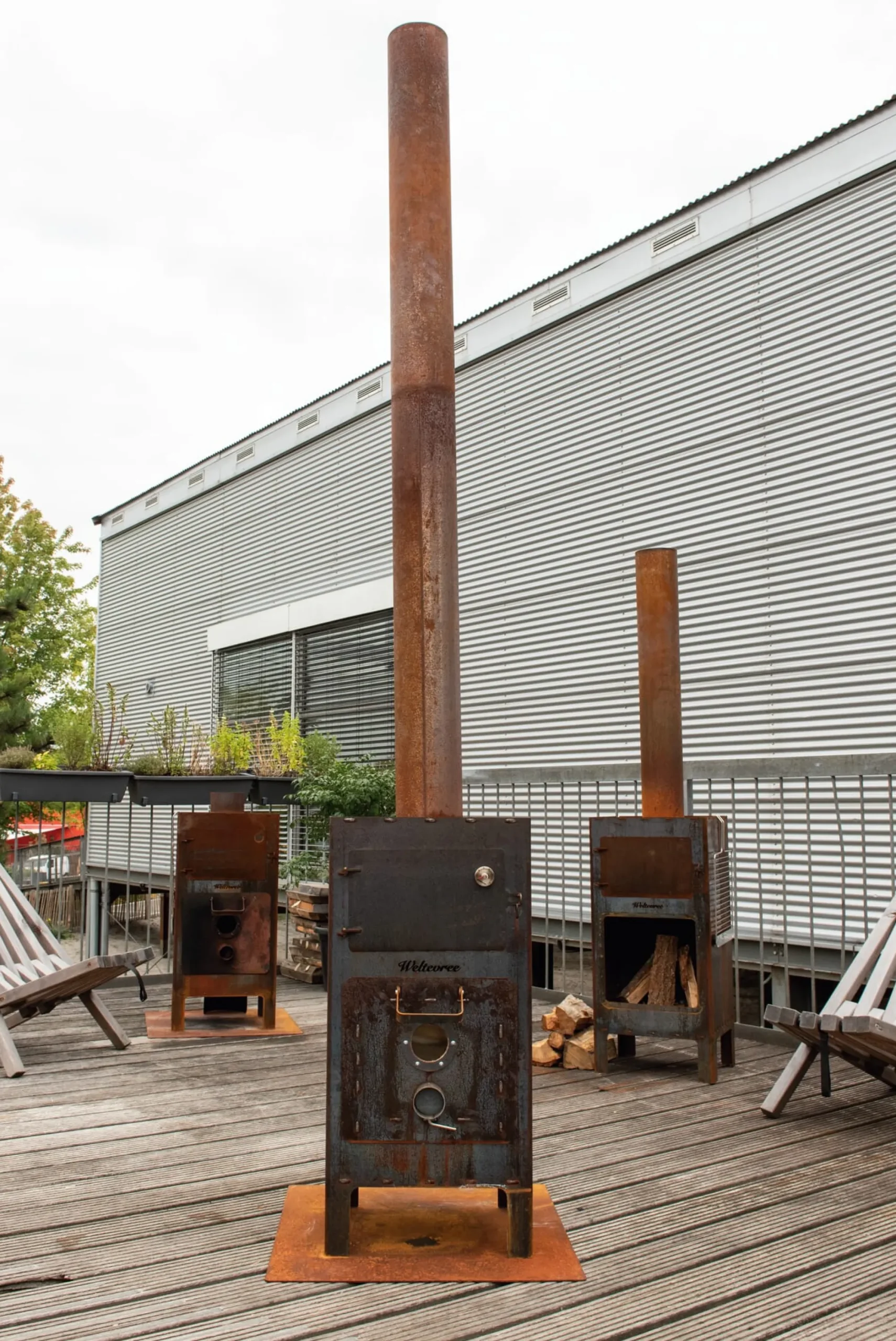 Kamin- & Ofenzubehör * Weltevree Zubehör zu Stahlherd Outdooroven