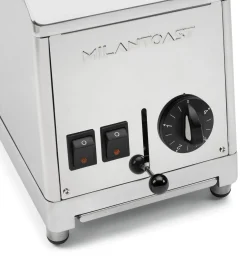Toaster * Milantoast Zweischacht-Toaster Edelstahl